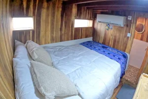 A double room aboard Malca Voyages